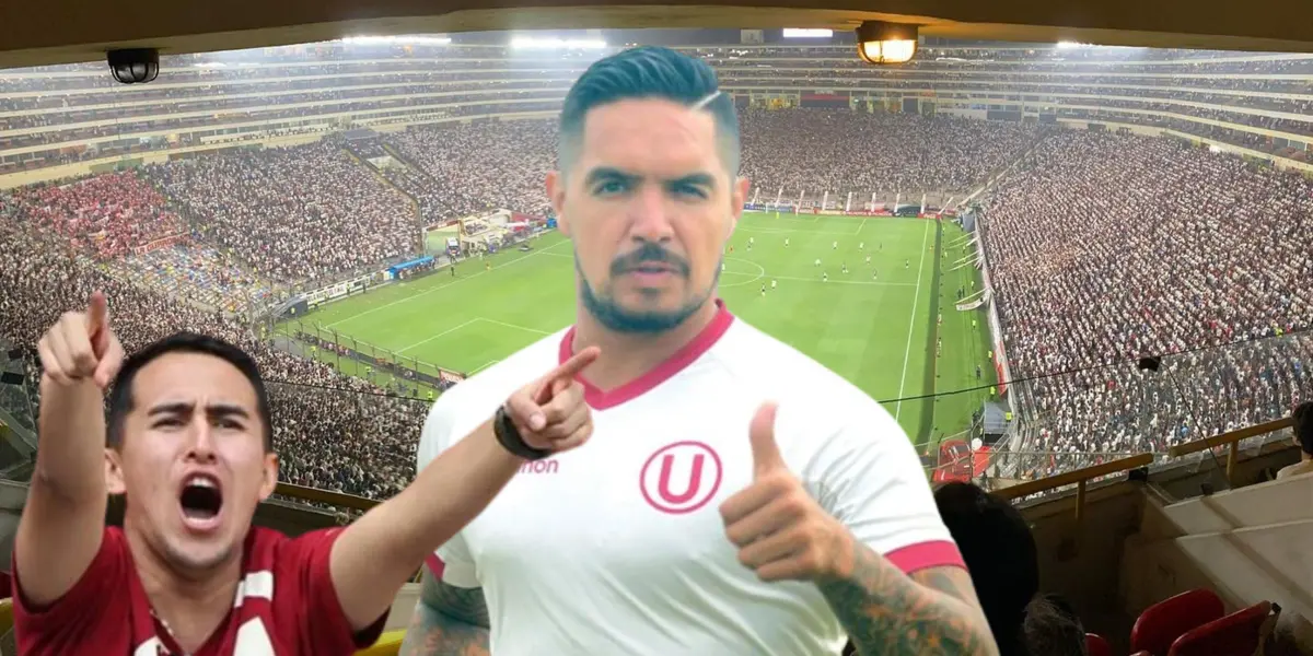 Juan Vargas con la camiseta de Universitario de Deportes. FOTO: Wikipedia