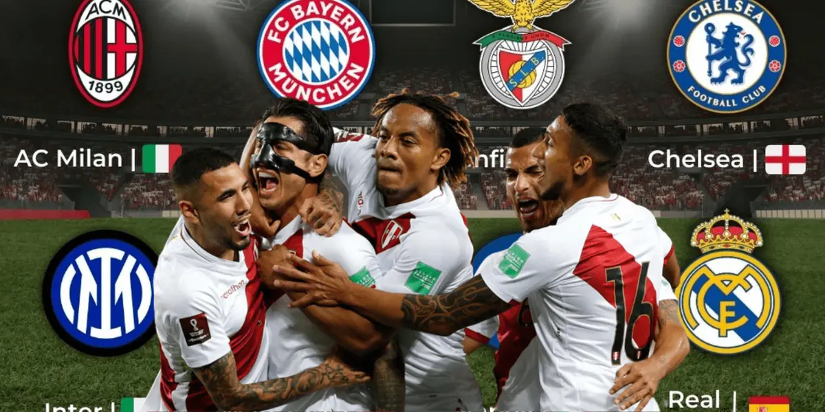 Juegan en tremendos equipos en Europa y pueden jugar por la Selección Peruana