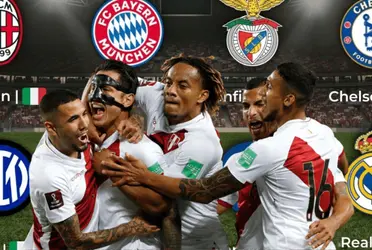 Juegan en tremendos equipos en Europa y pueden jugar por la Selección Peruana