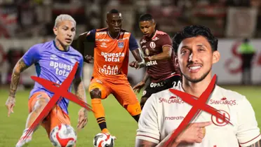 Jugada del duelo entre UCV vs U con Guerrero y Canchita representando a sus equipos