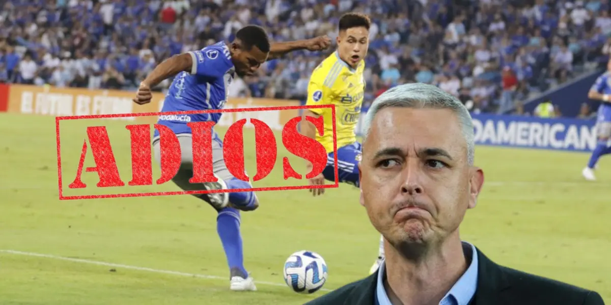 Jugador celeste dio pena ante Emelec en Guayaquil. Sporting Cristal le dijo adiós a la Sudamericana