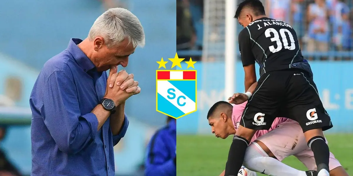 Jugador celeste tuvo una pobre actuación ante el elenco chalaco