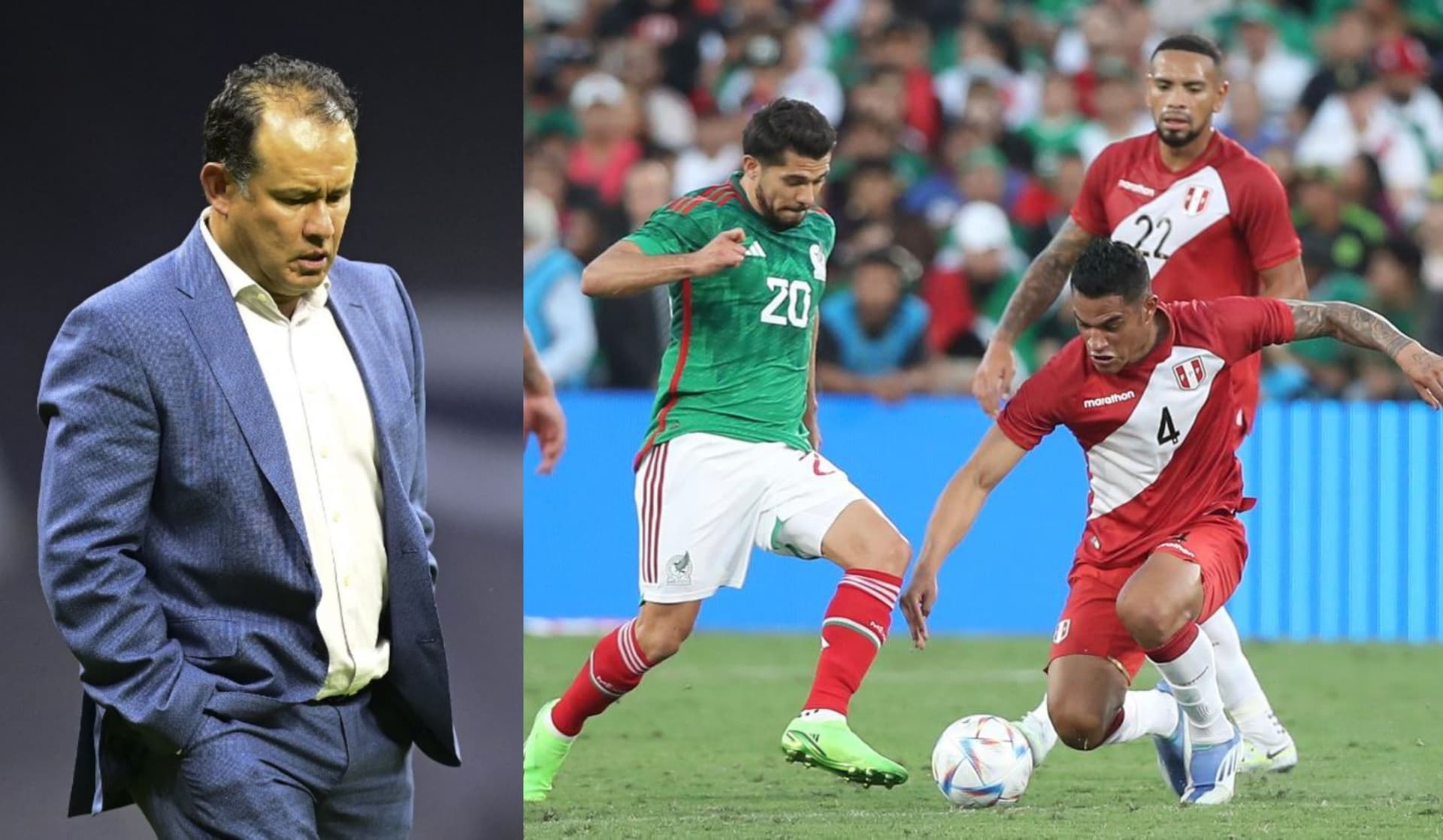 Jugador peruano hasta el momento tiene una actuación para el olvido ante México