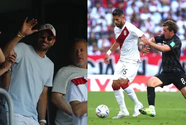 Jugador peruano visitó al “equipo de todos” en el duelo ante los neozelandeses