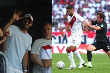 Jugador peruano visitó al “equipo de todos” en el duelo ante los neozelandeses 