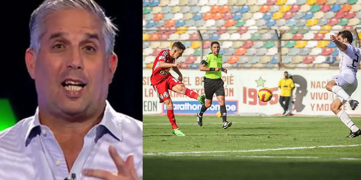 Jugador ‘rimense’ anotó un golazo en el Estadio Monumental