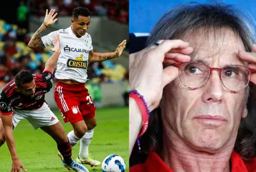 Jugador 'rimense' viene elevando su nivel, y ante Flamengo lo demostró una vez más