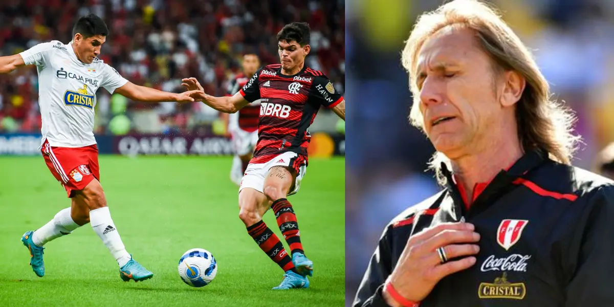 Jugador 'rimense' y una penosa actuación ante Flamengo