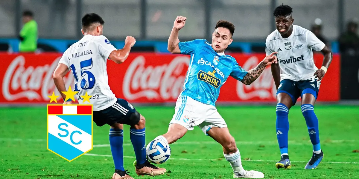Jugador de Sporting Cristal jugó pésimo ante Emelec por la Copa Sudamericana