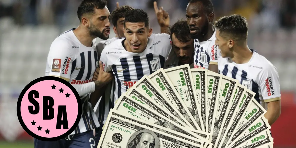 Jugadores de Alianza Lima celebrando gol