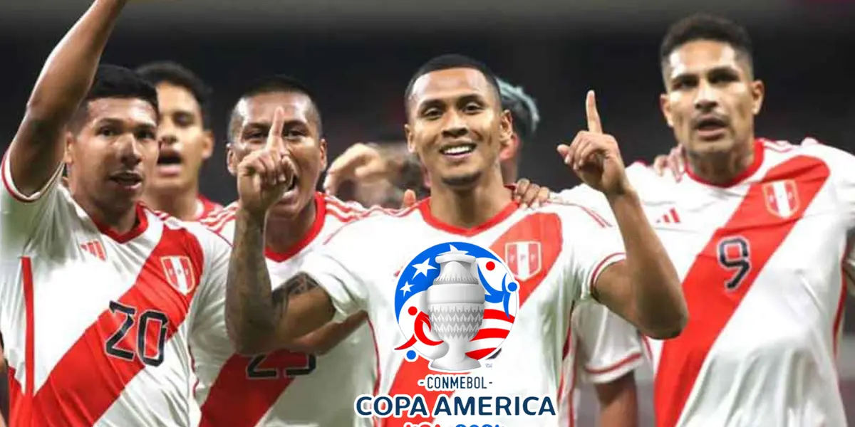 Jugadores de la Selección Peruana celebrando gol
