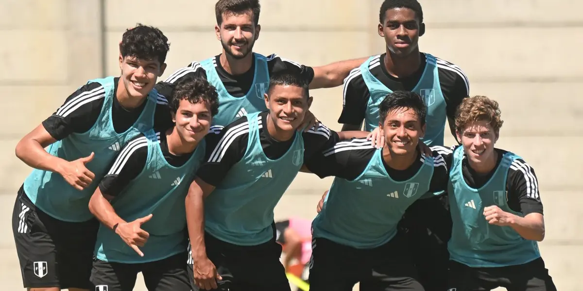 Jugadores de la Selección Peruana Sub 23.