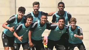 Jugadores de la Selección Peruana Sub 23.