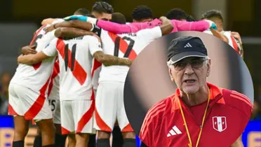 Jugadores de Perú y Fossati. Redes de Selección Perú.