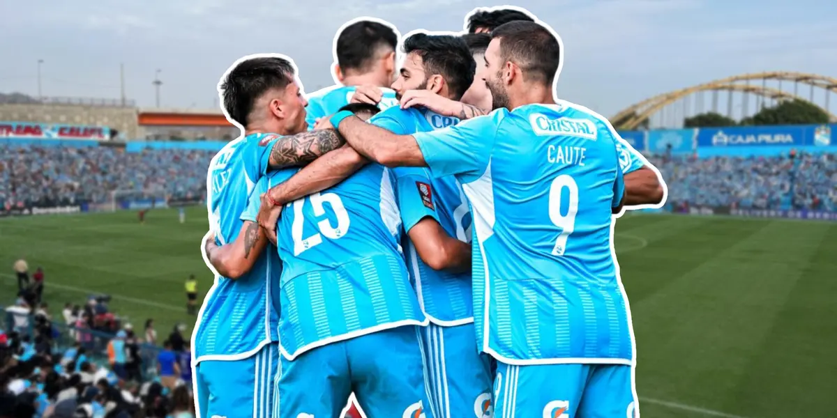 Jugadores de Sporting Cristal celebrando