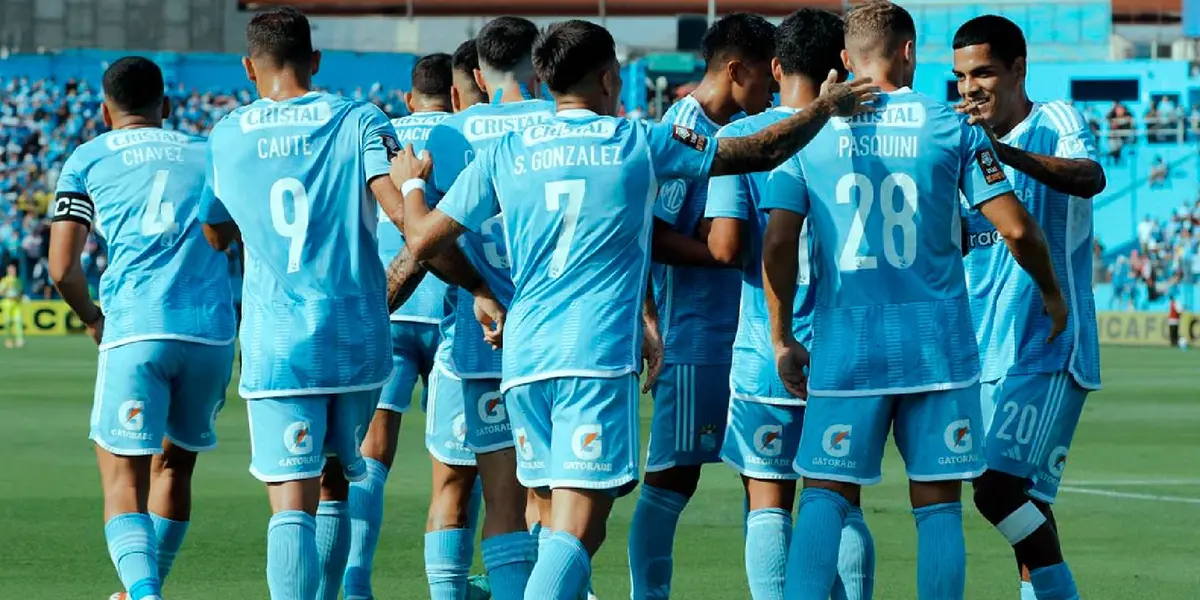 Jugadores de Sporting Cristal celebrando (Foto: Líbero)