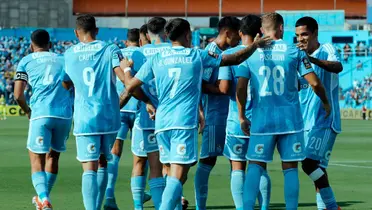 Jugadores de Sporting Cristal celebrando (Foto: Líbero)