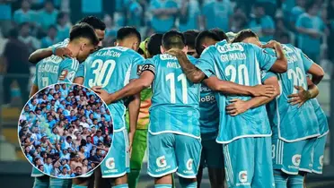 Jugadores de Sporting Cristal conversando