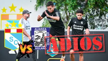 Jugadores de Sporting Cristal entrenando en las instalaciones de La Florida