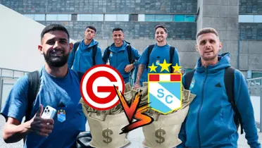 Jugadores de Sporting Cristal partiendo rumbo a la ciudad del Cusco