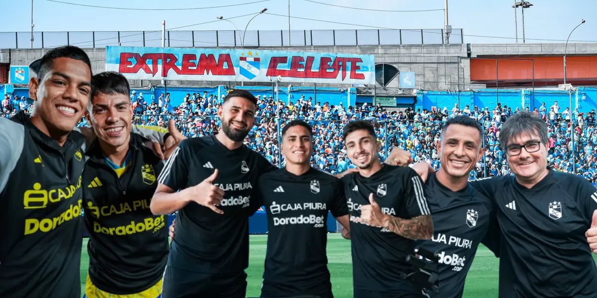 Jugadores de Sporting Cristal posando para las cámaras exclusivas del club