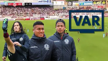 Jugadores de Universitario de Deportes en la previa del duelo vs ADT de Tarma