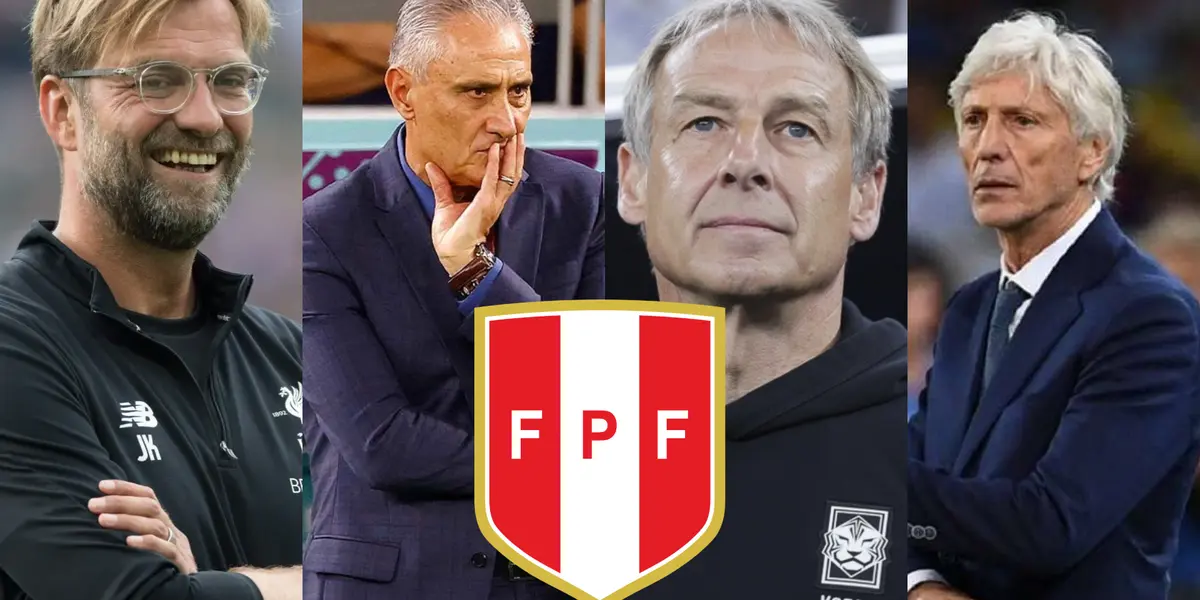 Jürgen Klopp - Tite - Jürgen Klinsmann - José Pékerman (Foto: Composición El Futbolero)