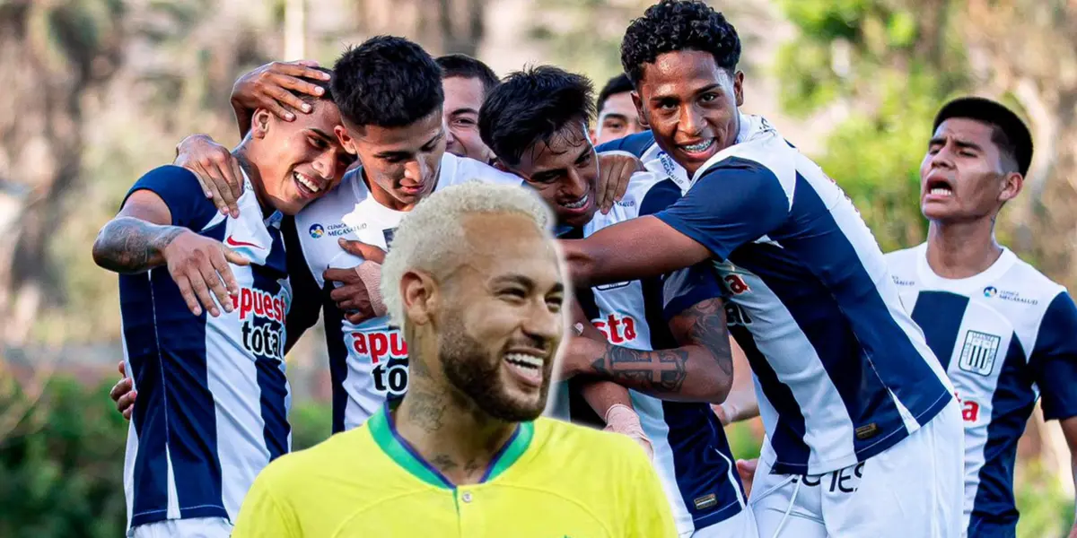Juvenil de Alianza Lima hizo sacar una sonrisa al astro del Al - Hilal en el Perú vs Brasil.