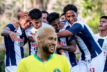 Juvenil de Alianza Lima hizo sacar una sonrisa al astro del Al - Hilal en el Perú vs Brasil.