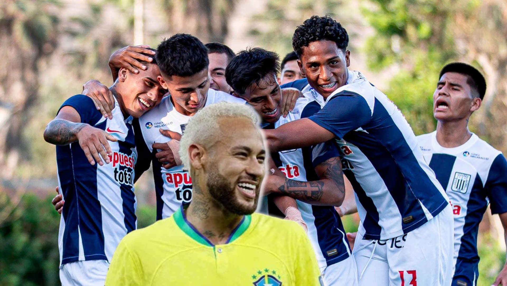 Juvenil de Alianza Lima hizo sacar una sonrisa al astro del Al - Hilal en el Perú vs Brasil.