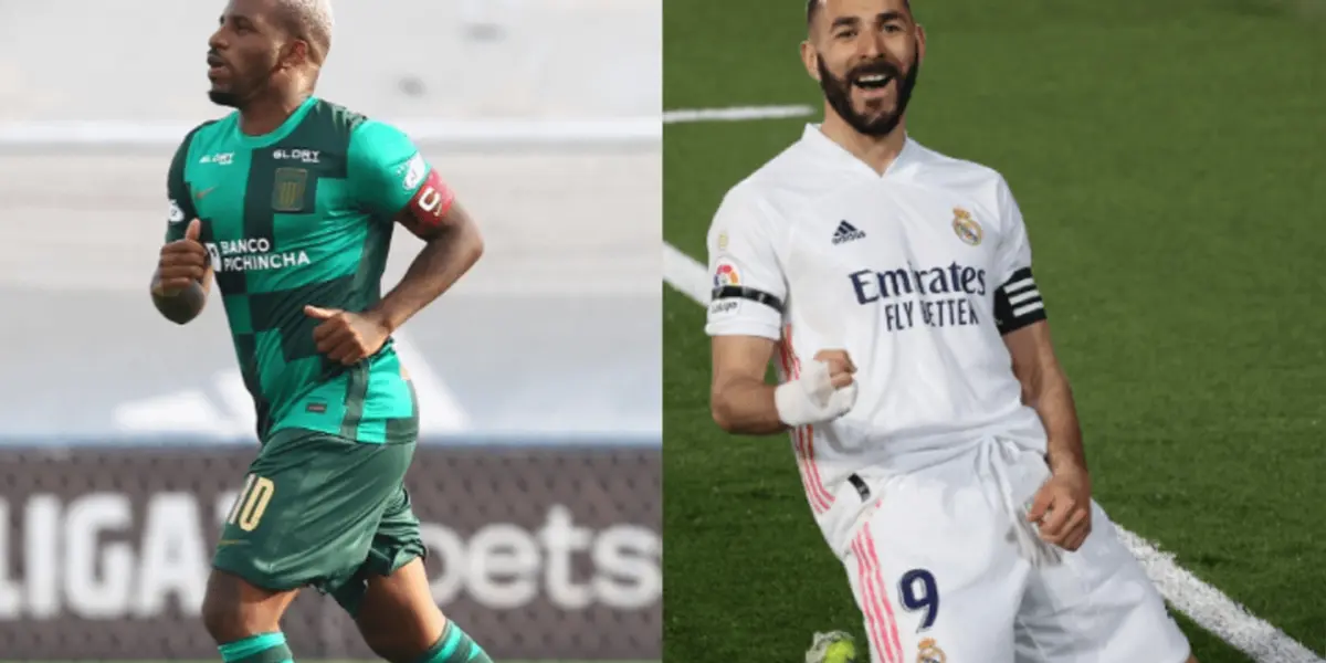 Karim Benezema y Jefferson Farfán. FOTO: Libero