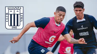 Kevin Quevedo - Jesús Castillo (Foto: Club Alianza Lima)