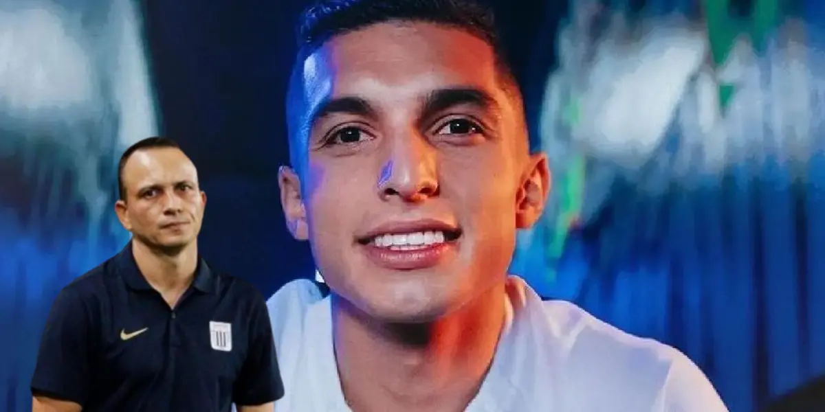 Kevin Serna feliz y Alejandro Restrepo con cara seria