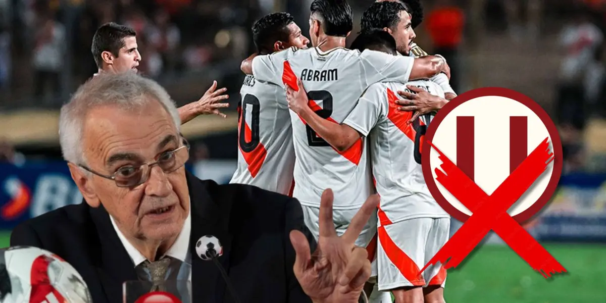 La Bicolor celebrando uno de los goles de hoy bajo la atenta mirada de Jorge Fossati