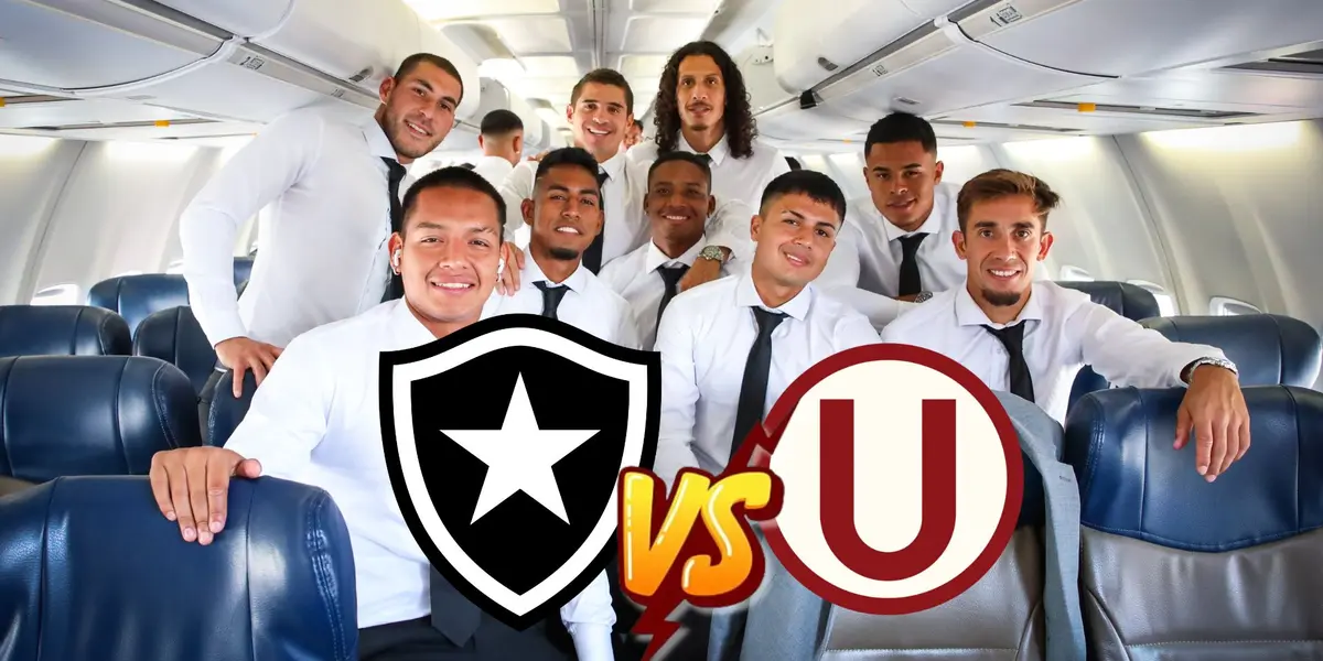 La delegación de Universitario de Deportes partiendo rumbo a Brasil