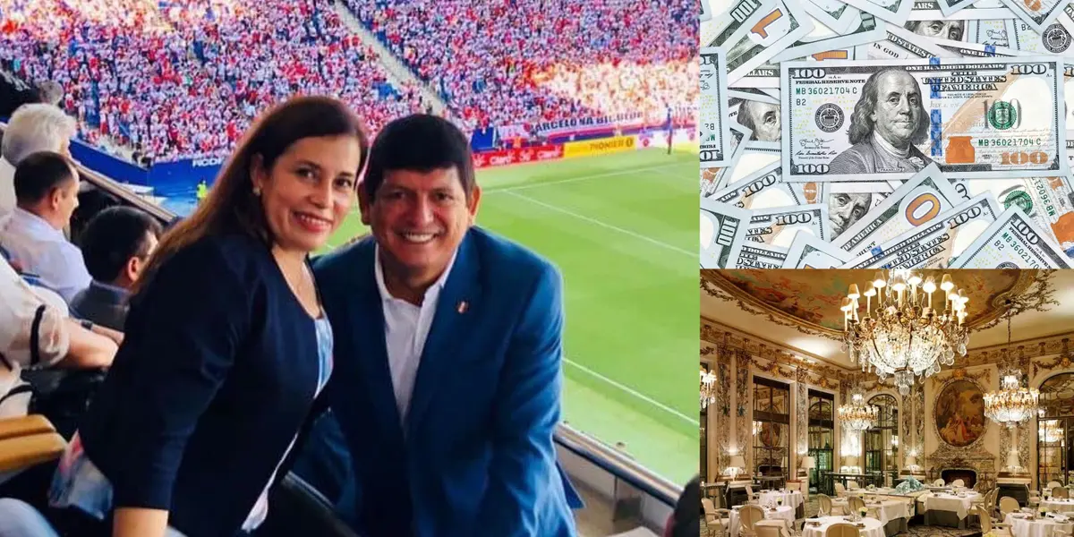 La esposa y la familia del presidente de la FPF se da una vida A1