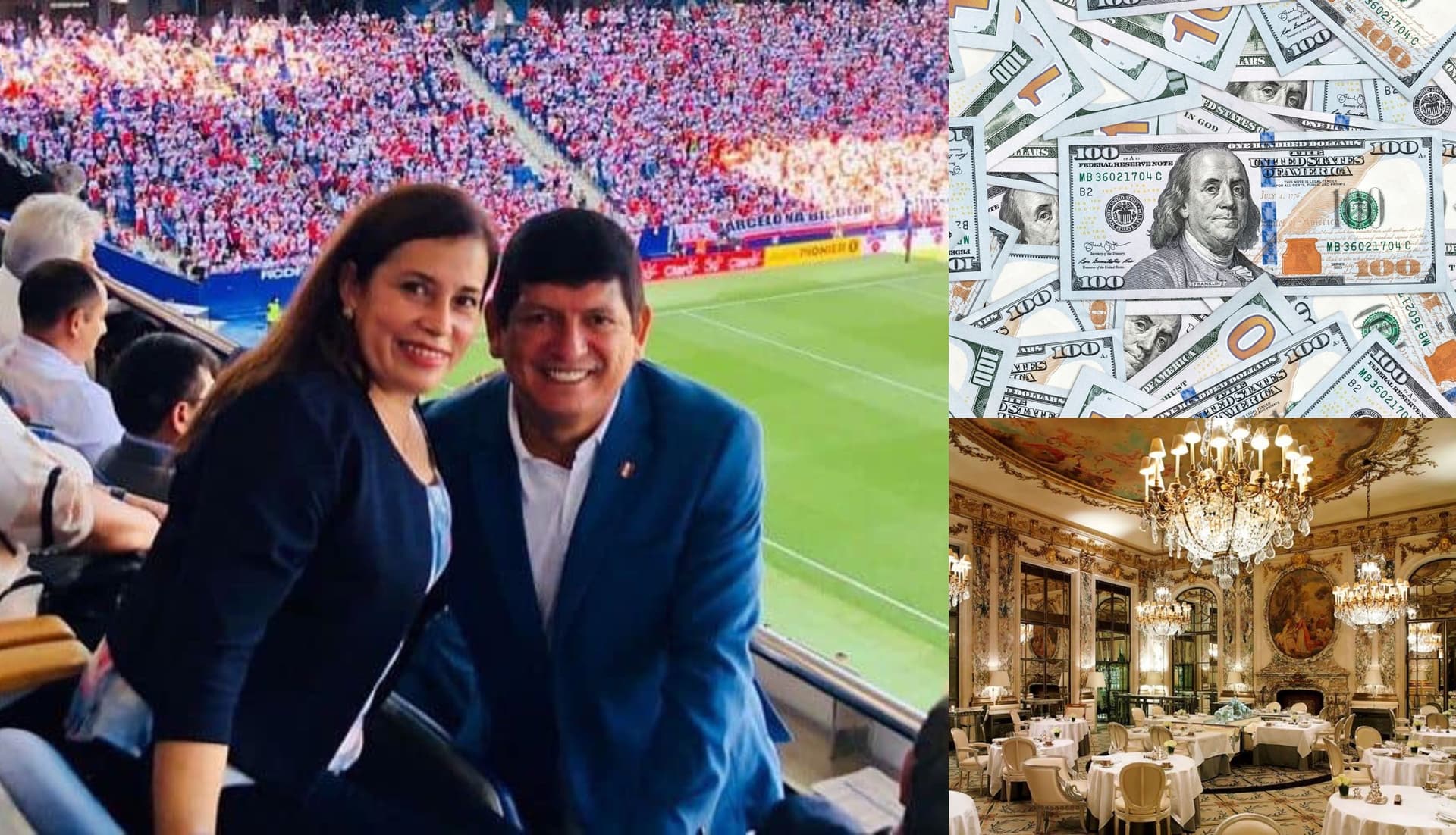 La esposa y la familia del presidente de la FPF se da una vida A1
