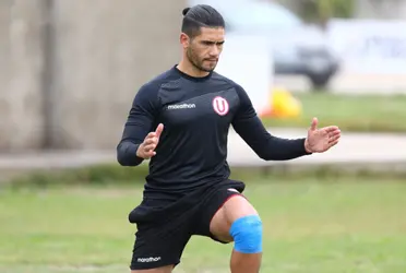 La estrella en ofensiva de Universitario de Deportes salió lesionado en la primera parte del clásico peruano ante Sporting Cristal.