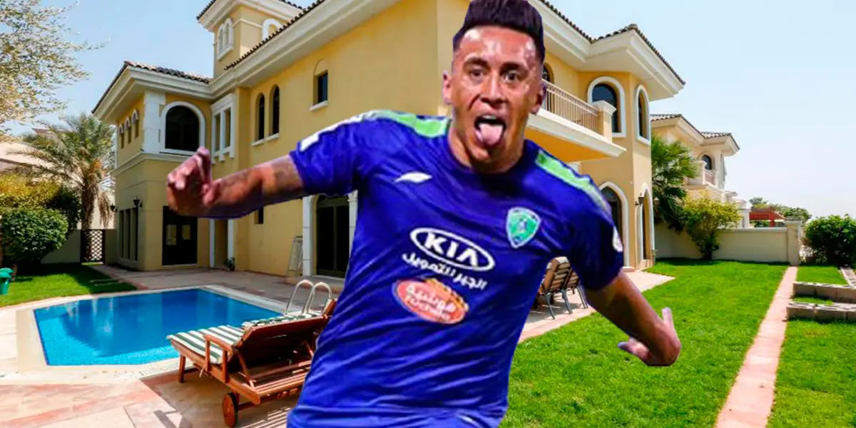 La lujosa residencia del '10' peruano en su vida en el país árabe