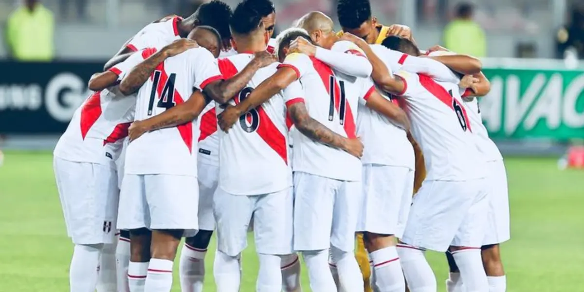 La seleccion de Peru jugando las clasificatorias para el mundial/ Twitter