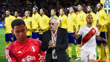 La Selección de Suecia, Marcos López haciendo ejercicio, Jorge Fossati aplaudiendo y Miguel Trauco pidiendo calma