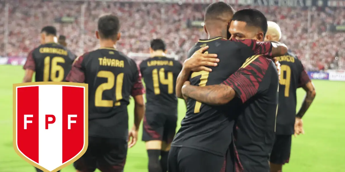 La Selección festejando el gol de Joao Grimaldo ante Nicaragua