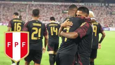 La Selección festejando el gol de Joao Grimaldo ante Nicaragua