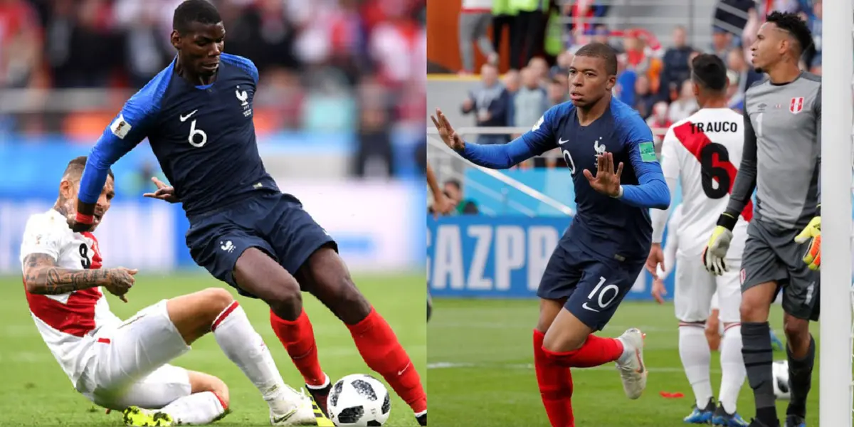 La selección peruana enfrentó a Francia en el mundial de Rusia