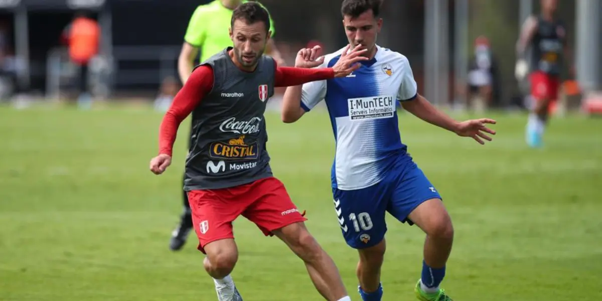 La selección peruana perdió 1-0 contra Sabadell