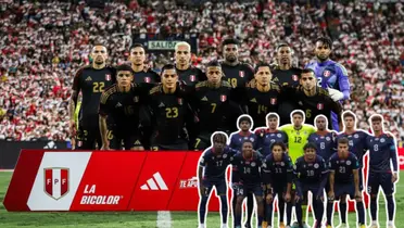 La Selección Peruana y de República Dominicana posan para la foto 