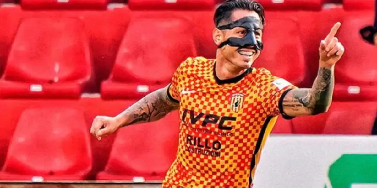 Lapadula busca salir del Benevento a final de temporada