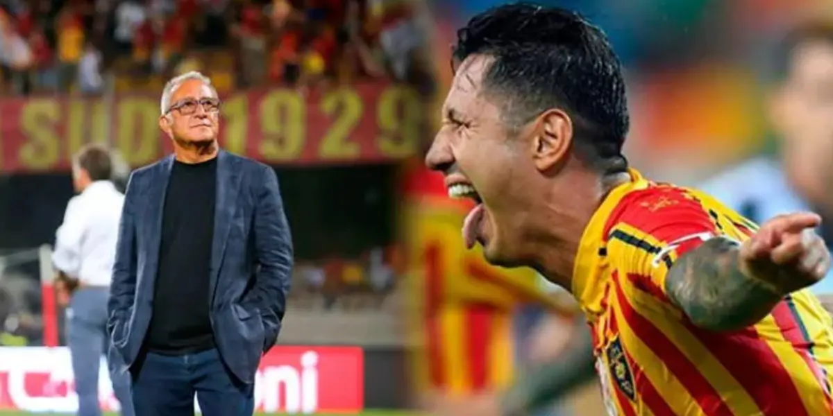 Lapadula volvió a tener minutos en la goleada de su equipo