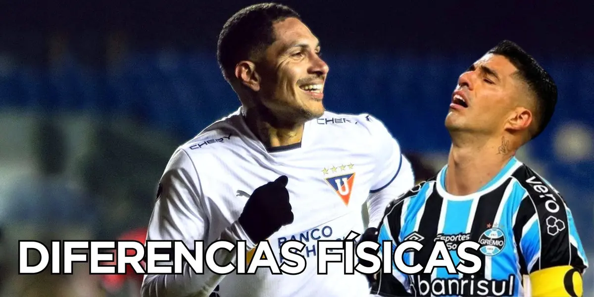 Las diferencias físicas entre dos grandes delanteros del continente