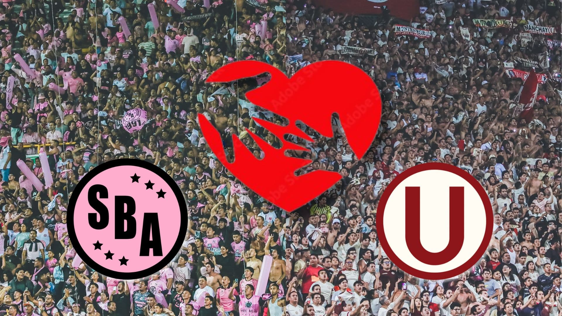 Las hinchadas de Sport Boys y de Universitario de Deportes ayer en el Estadio Nacional